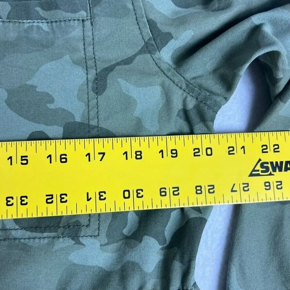 Old Navy Jacket Womens Size M Camouflage Utility Style Lightweight Drawstring